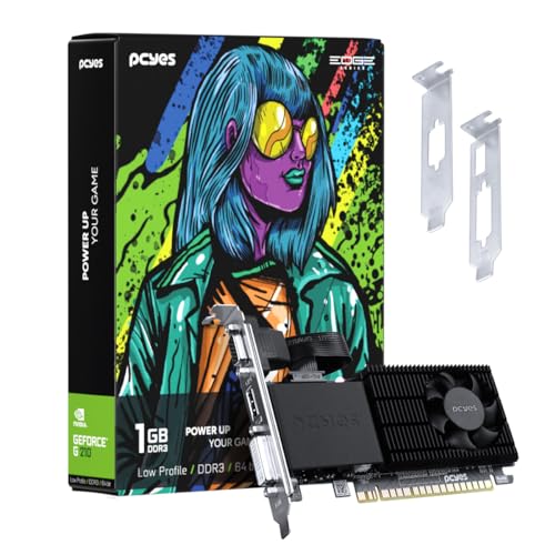 GPU NVIDIA GEFORCE G 210 1GB DDR3 64 BIT PROJETO EDGE LOW PROFILE SINGLE FAN
